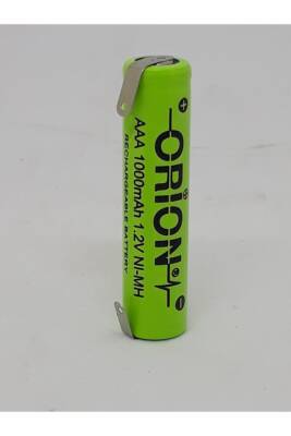 Orion 1.2V AAA 1000mAh Ni-MH Puntolu Şarj Edilebilir Batarya Pili - 1