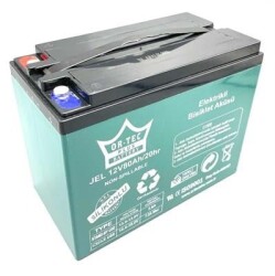 Ortec 12v 80ah Jel Elektrikli Bisiklet Aküsü Yatık - 2