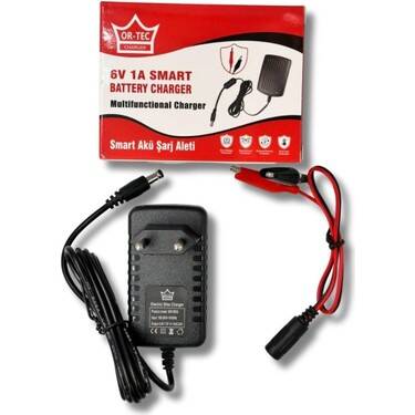 Ortec 6V 1AH Akü Şarj Aleti - 1