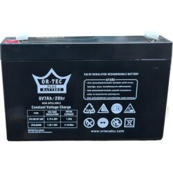 Ortec 6v 7ah Bakımsız Kuru Tip Akü - Ortec