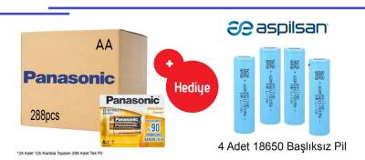 Panasonic AA Alkalin Kalem Pil 288li Paket Hediyeli Ürün - 3