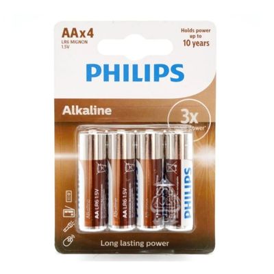 Philips Alkalin AA Kalem Pil 4 Lü - 1