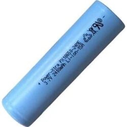 Power-Xtra PX18650-24ME 3.7V 2400mAh 15A Li-Ion Şarjlı Pil 18650 Yüksek Akım - BataryaBank