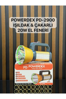 Powerdex PD-2900 2000 Lümen Led Şarjlı El Feneri - powerdex
