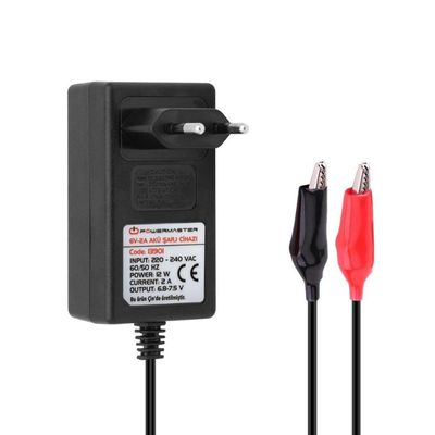 Powermaster 6V - 2A Akü Şarj Adaptörü - 1