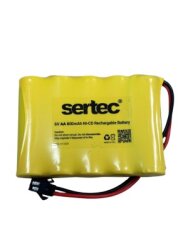 Sertec 6V 800mAh Siyah Soket Oyuncak Araba Pili Şarjlı Batarya - BataryaBank
