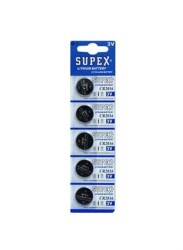 Supex CR2016 3v Lityum Para Pil 5li Blister - Supex