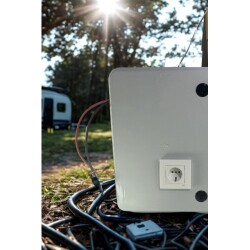 Taşınabilir 12v Buzdolabı+TV+3 Lamba ve Cep Telefonu Şarj Güneş Enerji Sistemi - 4