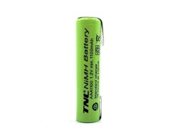 TNL 1100mAH AAA Ni-MH İnce Başlıksız Puntalı Pil - BataryaBank