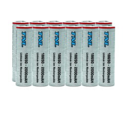 12 Adet TNL 18650 2000mAH 3.7V 30A Discharge Li-ion Başlıksız Şarjlı Pil - TNL