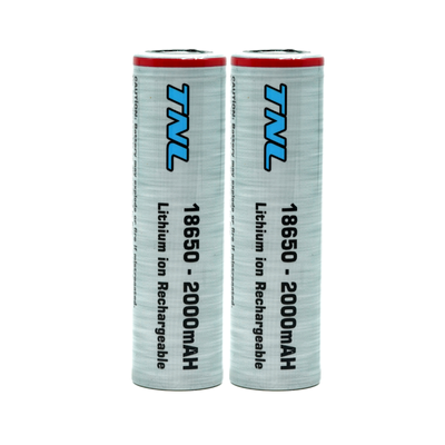 2 Adet TNL 18650 2000mAH 3.7V 30A Discharge Li-ion Başlıksız Şarjlı Pil - TNL