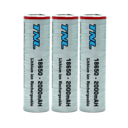 3 Adet TNL 18650 2000mAH 3.7V 30A Discharge Li-ion Başlıksız Şarjlı Pil - TNL
