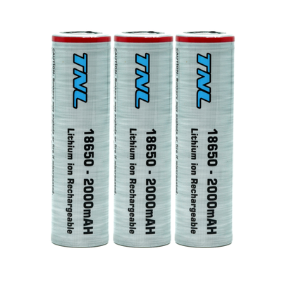 3 Adet TNL 18650 2000mAH 3.7V 30A Discharge Li-ion Başlıksız Şarjlı Pil - 1