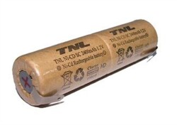 TNL 2.4v 2400mAH 2li Ucuca Ni-CD Şarjlı Süpürge Pili - BataryaBank