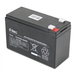 Ttec 12V 9Ah UPS Uyumlu Akü 2025 Üretim - 3