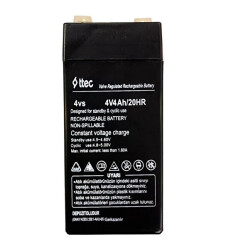 Ttec 4V 4AH Bakımsız Kuru Akü - 1