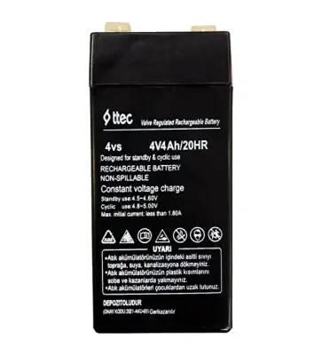 Ttec 4V 4AH Bakımsız Kuru Akü - 2