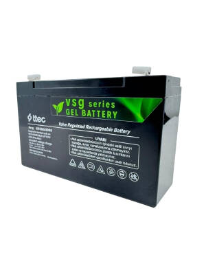 Ttec 6V 12A Jel Akü Bakım Gerektirmeyen Uzun Ömürlü Akü - 3