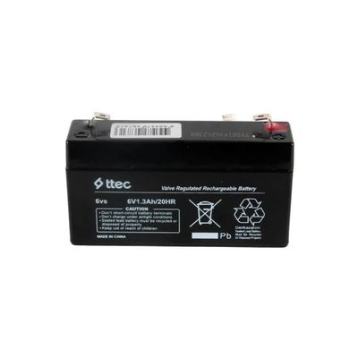 Ttec 6V 1.3Ah Bakımsız Kuru Akü - ttec