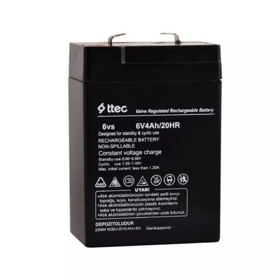 Ttec 6V 4Ah Oyuncak Araba Aküsü - 1