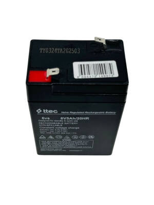 Ttec 6V 5Ah Tartı ve Baskül Aküsü 6 Volt 4 Amper Yerine - 2