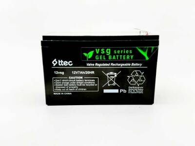 Ttec VSG Serisi 12V 7Ah Jel Akü Yeni Seri Üretim - 1