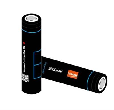 Ultramax 18650 3500mAH 10A Discharge Li-ion Başlıksız Şarj Edilebilir Pil - 1