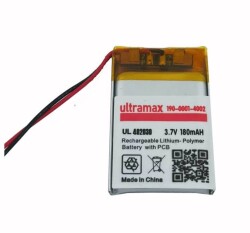 Ultramax 3.7v 180mah 402030 Li-po Lityum Polymer Pil Batarya - Ultramax