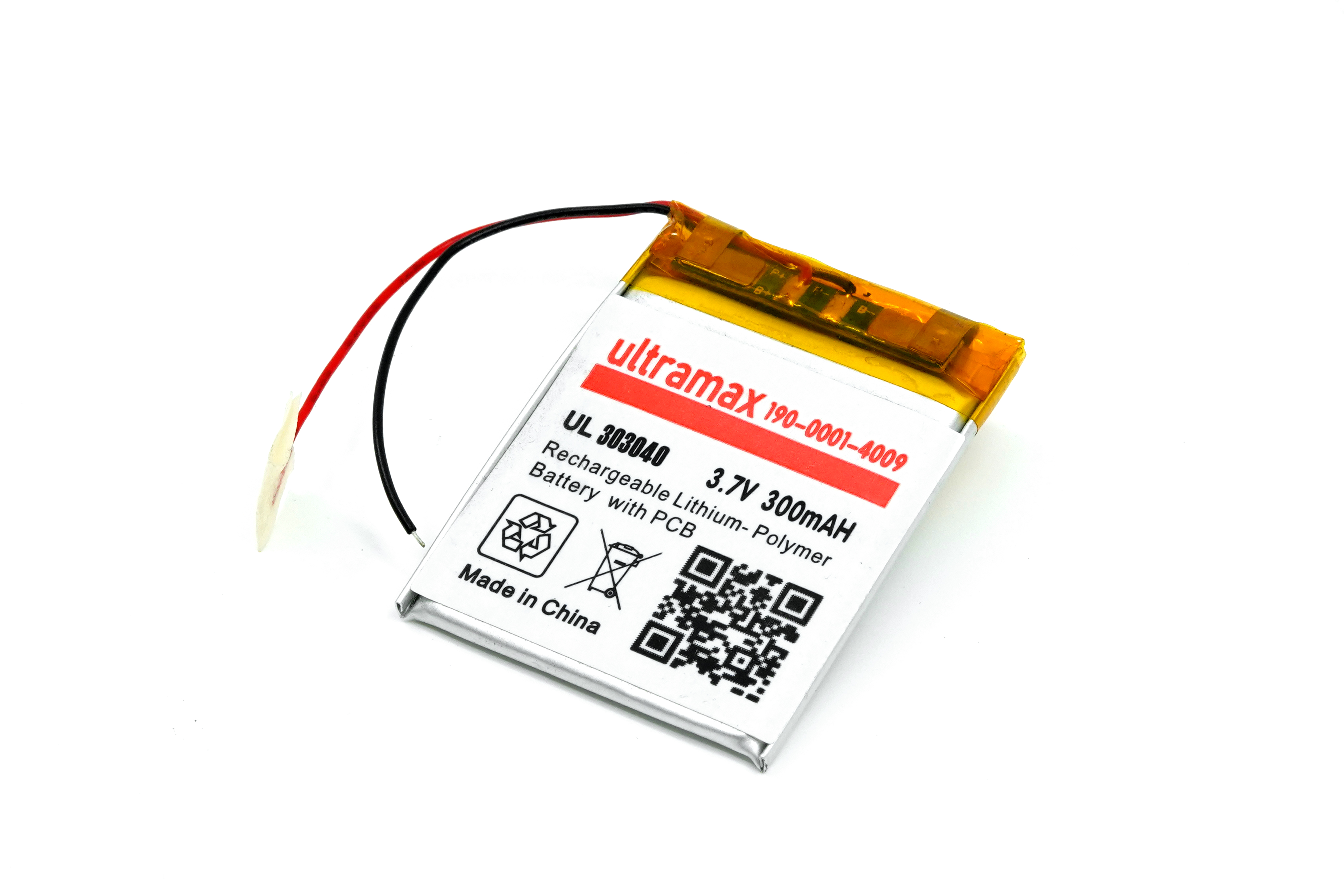 Ultramax 3.7v 300mah 303040 Li-po Lithium Polymer Batarya Pil - 2