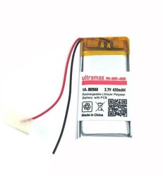 Ultramax 3.7v 450mah 602040 Li-po Lithium Polymer Batarya Pil - Ultramax
