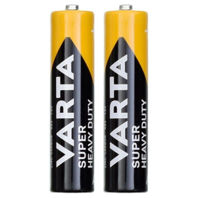 Varta Super Heavy Duty AAA 2'li Çinko Karbon Pil (Shrink) - Varta
