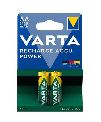 Varta 2100mAh AA Şarjlı Kalem Pil 2li Blister - 1