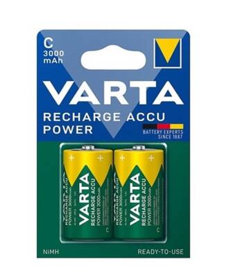 Varta 3000mAh 56714 Şarjlı C Size Orta Boy Pil 2li Blister - 1