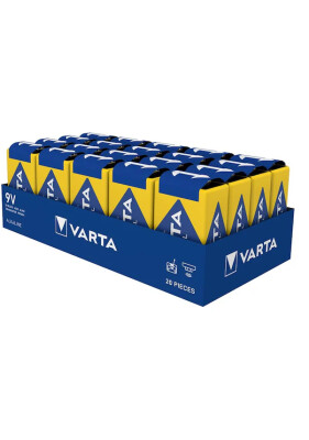 Varta 4022 Industrial 9V Pro Alkalin Pil 20 Adet Toptan Satış - Varta