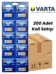 Varta 4103229482 Energy AAA Alkalin İnce Pil 200'lü Koli Satış - 1