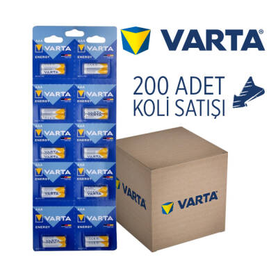 Varta 4103229482 Energy AAA Alkalin İnce Pil 200'lü Koli Satış - 1