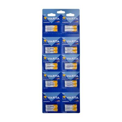 Varta 4106229482 Energy AA Alkalin Kalem Pil 200'lü Koli Satış - 2