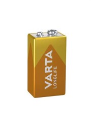 Varta 4122 Longlife Alkalin 9V Pil - 3