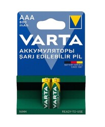 Varta 56703 800mAh AAA Şarj Edilebilir İnce Pil 2li Ambalaj - 1