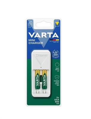 Varta 57656 201 421 2x AAA 800mAh 56703 dahil Mini Şarj Cihazı - 1