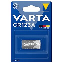Varta CR123A 3V Lityum Pil Tekli | Uzun Ömürlü Yüksek Performanslı Pil - Varta