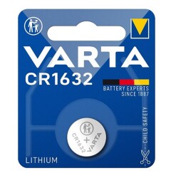 Varta CR1632 Lityum 6632 3V Pil Tekli Blister - Varta