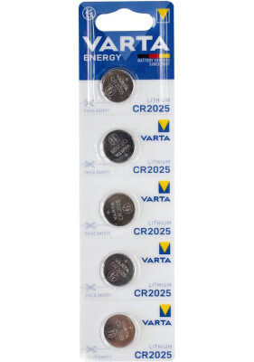 Varta CR2025 3V Lityum Düğme Pil 5'li Paket - Varta