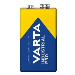 Varta 4022 Industrial 9V Pro Alkalin Pil - Varta