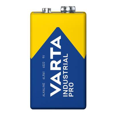 Varta 4022 Industrial 9V Pro Alkalin Pil - 1