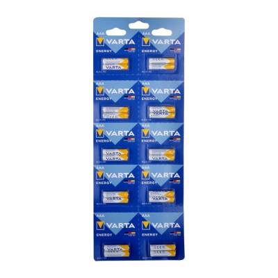 Varta Energy AAA 20'li Kartela Alkaline İnce Pil - 1