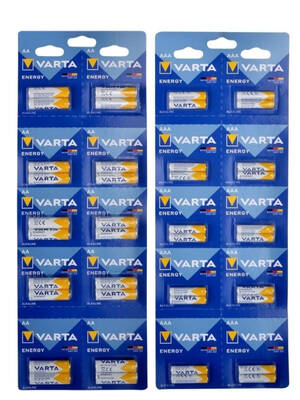 Varta Energy Alkaline 20 Adet Kalem pil ve 20 Adet İnce Pil - 1