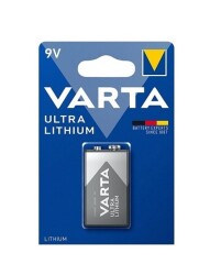 Varta Lityum 9V Şarj Olmayan Pil Tekli Blister Ambalaj - 1