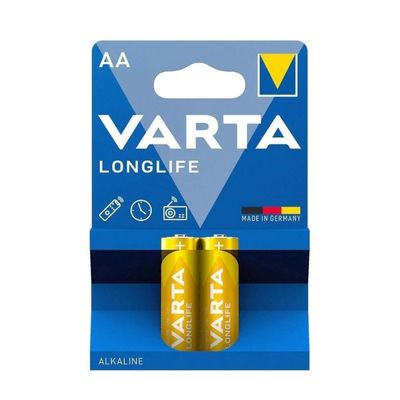 Varta Longlife Alkalin AA Kalem Pil 2'li Paket - 1