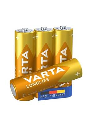 Varta Longlife Alkalin AA Kalem Pil 4lü Blister Ambalaj - 2